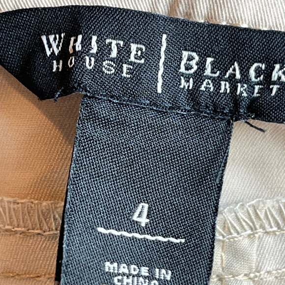 White House Black Market Women’s Khaki Tan Short Jacket Size 4 - Picture 8 of 8